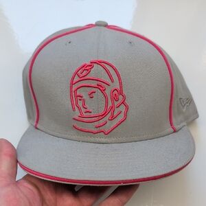 Billionaire Boys Club Gray and Pink Astronaut Snapback Hat